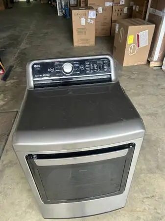 LG Metallic Grey Electric Dryer