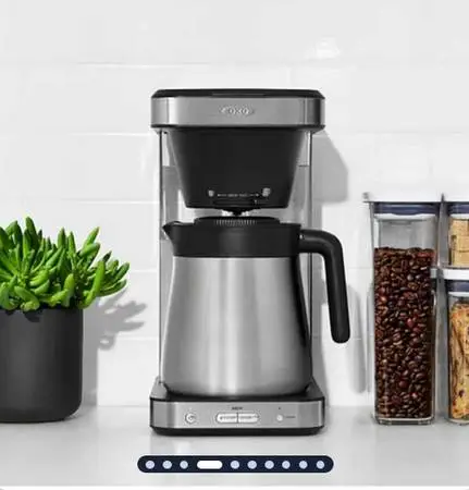 OXO 8 Cup Stainless Steel Coffee Maker (New)