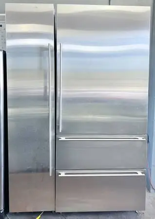 54 Inch Subzero Built In , 4 Door Refrigerator & Freezer Columns