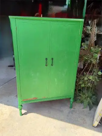 Vintage Antique 4 Drawer Armoire Cabinet PROJECT PIECE