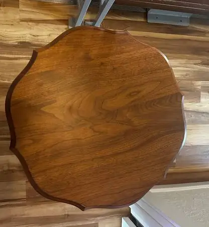 Amana Colonies Side Table — Signed