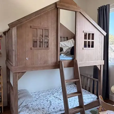 Pottery Barn Wooden treehouse bunk bed