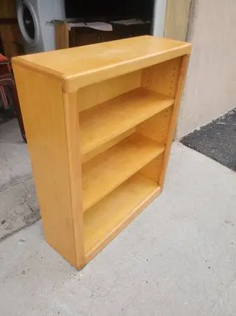 Small solid wood bookshelf