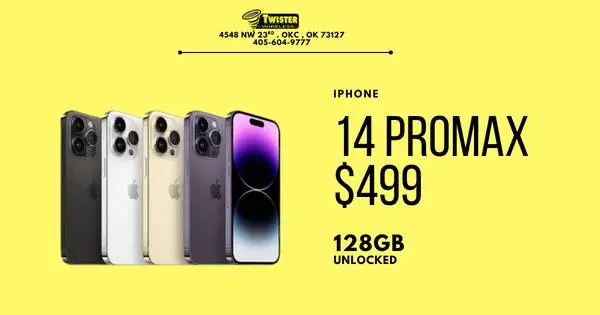 iPhone 14 Pro Max 128GB Unlocked - Like New - $50 Down Takes It Home