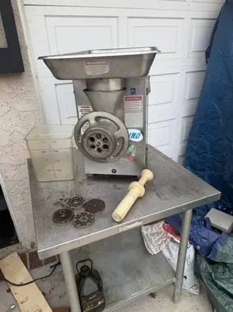 MEAT GRINDER   BIRO 922SS with Stationary Stand or BEST OFFER