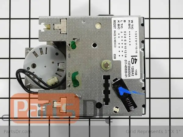Front load washing machine timer