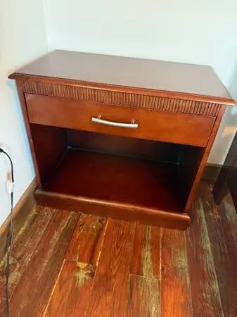 night stand measures 30” long 16” deep 26” high