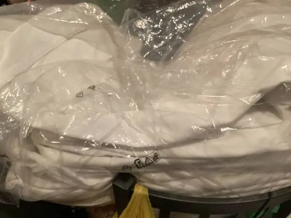 IKEA Ektorp 4 seat sectional white 100% cotton slipcover