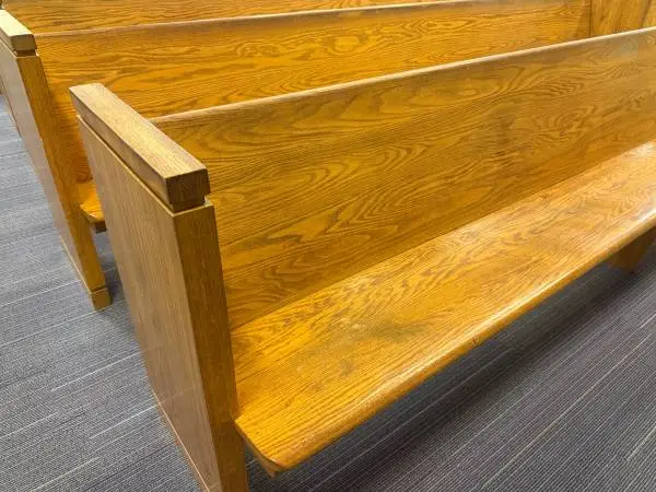 20 Solid Wood Church Pews for sale