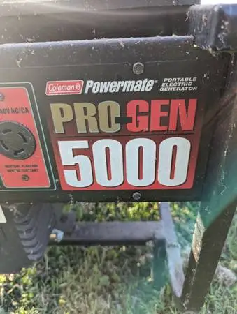 Coleman Powermate Pro-Gen 5000 Generator