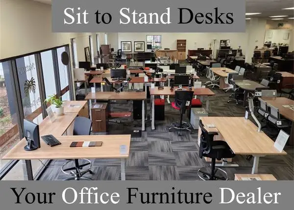 New & Used Sit to Stand Desk | Adjustable Height Desk | Standing Desk