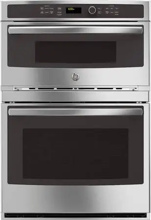 GE 30 inch Self-cleaning Microwave Wall Oven Combo Stainless Warranty!