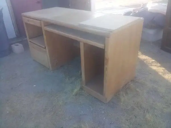 OAK COMPUTER DESK
