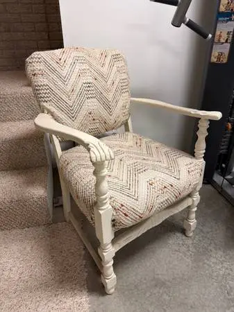 Cloth Low Back Upholstered Side Chair