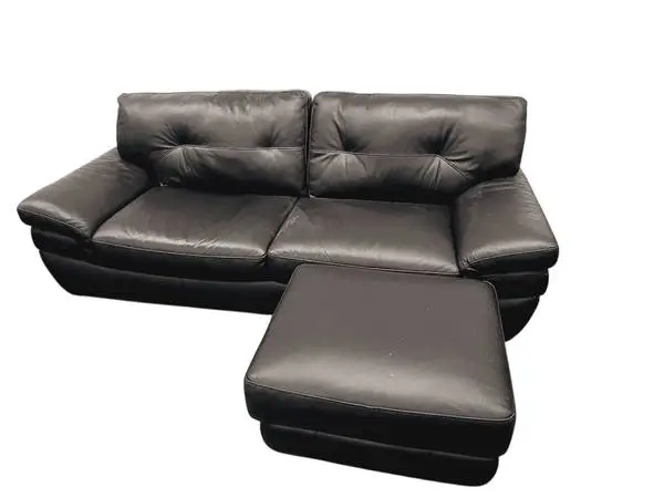 Natuzzi Sofa and Ottoman