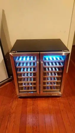 66 bottle Kalamera dual zone wine refrigerator  - will deliver