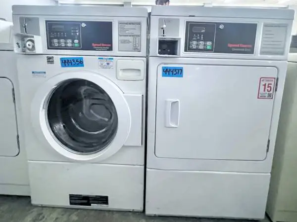 Speed Queen Coin Drop Operated 120V Washer and Dryer electric 240V Set