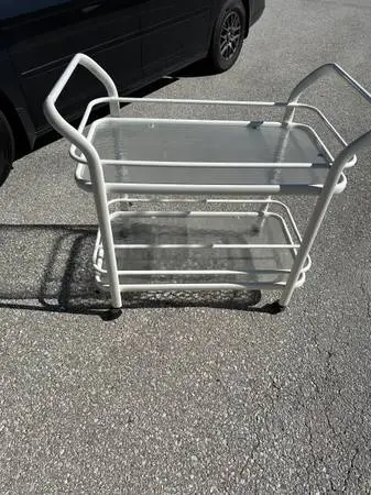 Indoor/Outdoor serving cart