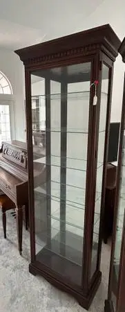 Seven shelf vintage china cabinet/closet