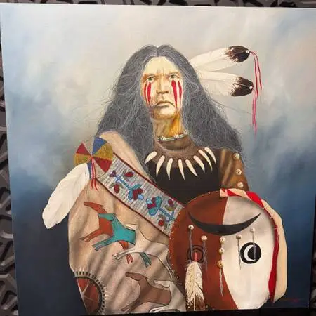 When The Sun Went Black, Original Oil On Canvas By J.D. Challenger-