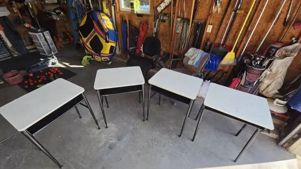 4 kids desks