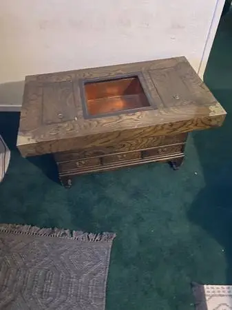 Mid century Japanese Hibachi table