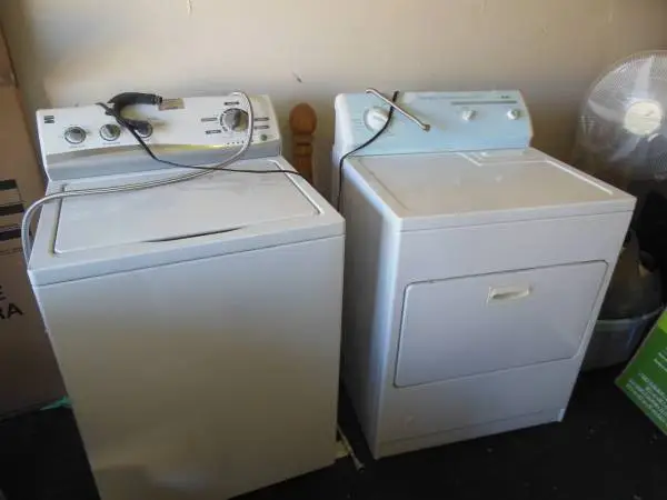 Kenmore washer and gas dryer