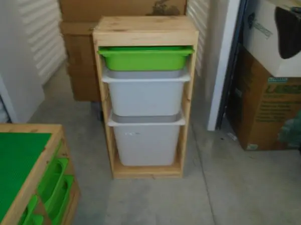 Ikea Trofast storage shelves and storage boxes
