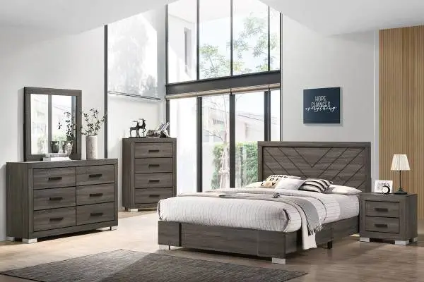 $0 Down!New Wood bed and Plus queen mattress COMBO