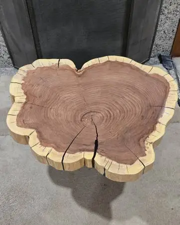 Live Edge Redwood Table