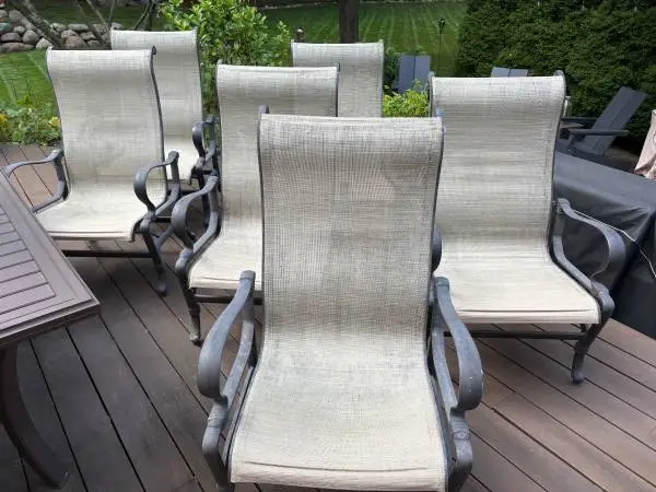 Outdoor Patio Dining Chairs-6