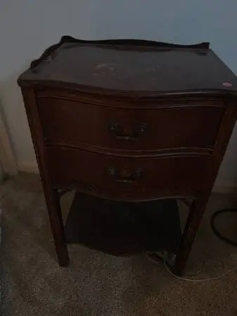 Antique nightstand - left over from estate sale