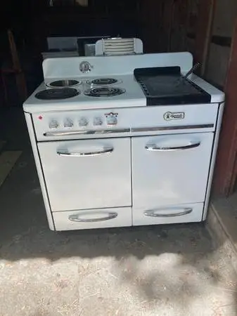 Vintage One-Owner Monarch Range with Trash Burner