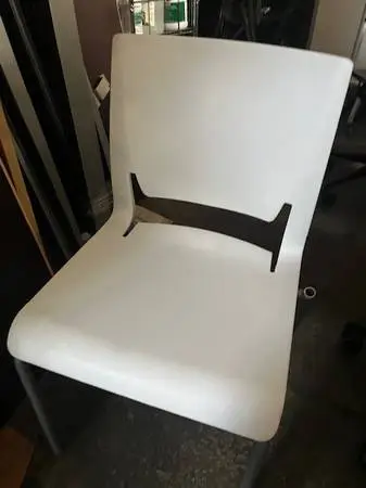 Sit On It--White Stacking Chairs-Rio series
