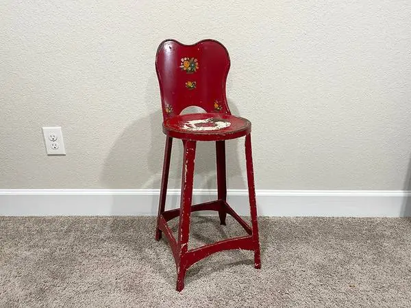 Vintage STEEL STOOL