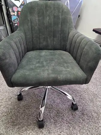 Pair of Green Office Chairs