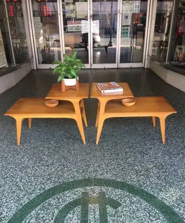 Mid Century Modern Heywood Wakefield Side Tables