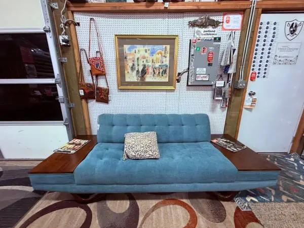 MCM Sofa with Built-In End-Tables