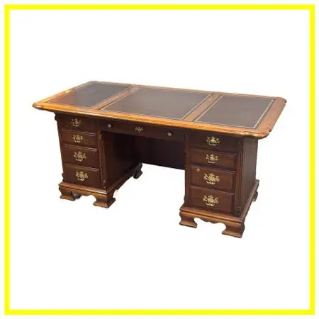 Lexington Traditional Double Pedestal Executive Desk