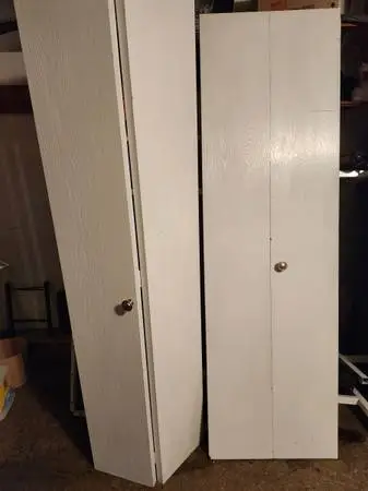 24 in. X 80 in NO PANEL PRIMED FLUSH HARDBOARD CLOSET Bi-FOLD DOOR
