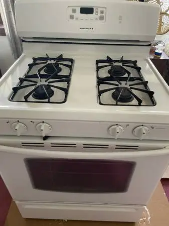 #### WHITE ADMIRAL STOVE WITH SELF CLEANING  ####