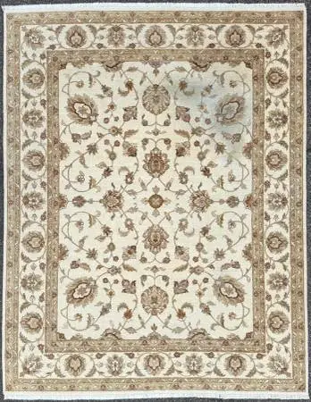 PESHAWAR HAND KNOTTED RUG, 7.7 x 10.1