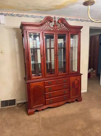 China cabinet and side tables for sale