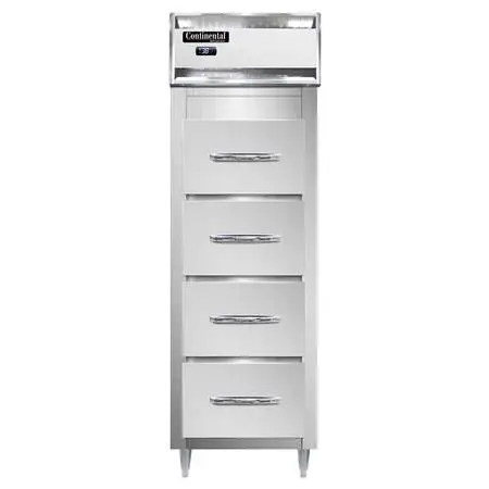 Continental D1RSNSS-F 26 Poultry & Fish File Refrigerator