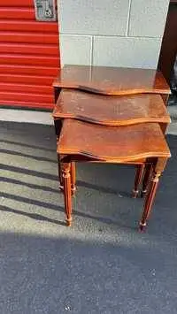 Set of 3 Bombay Company Nesting Tables