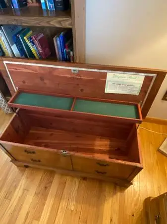 Vintage cedar chest