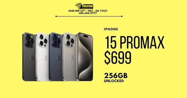 iPhone 15 Pro Max 256GB Unlocked - Like New - $50 Down Takes It Home