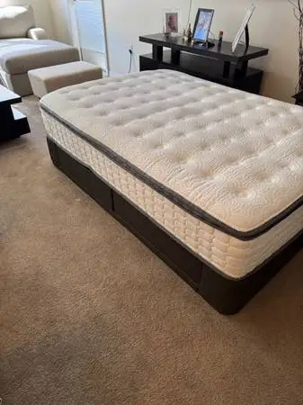 Twin size bed with 2 drawer frame & Luxury Mattress