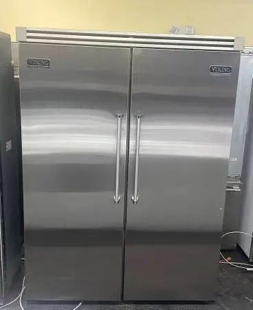 Viking 60” set Freezer and Fridge Stainless Steel