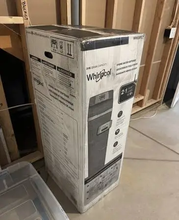 Whirlpool 31,000-Grain Hybrid Water Softener–NEW/Never Used – Discount